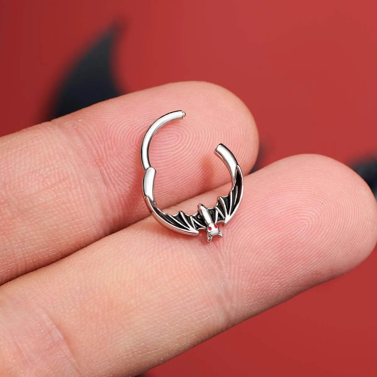 16G Hanged Bat Septum Ring