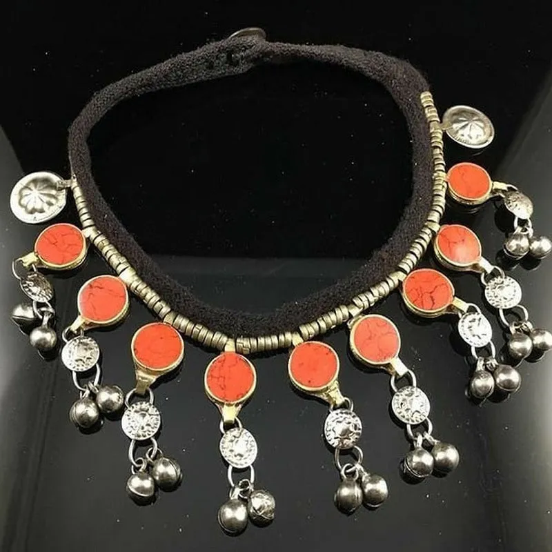 Afghan Traditional Handmade Bib Necklace