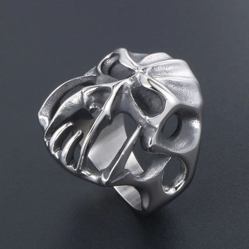 Alternative Personality Trend Monster Titanium Steel Ring for Men - Nightclub Rock Style