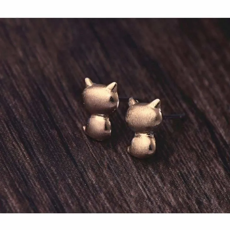 Animal And Pineapple Stud Earrings