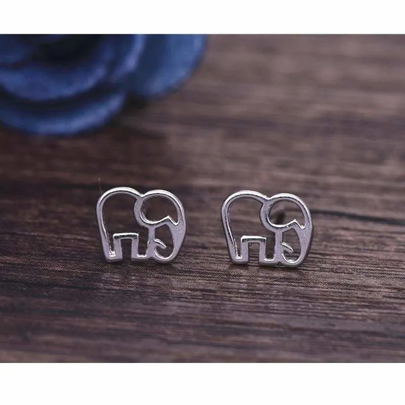 Animal And Pineapple Stud Earrings