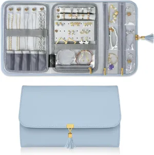 Blushbees® Compact Travel Jewelry Case in Blue