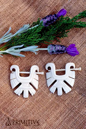 Bone Carved Earrings ⫸⫸