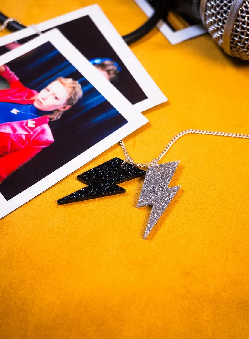 Bowie Bolt Charm Necklace