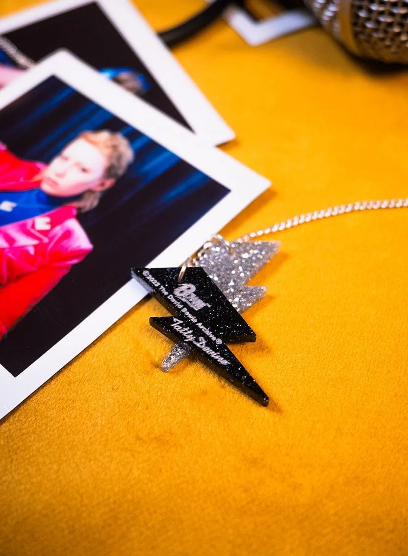 Bowie Bolt Charm Necklace