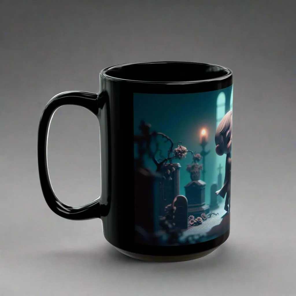 Enchanted Shadows Gothic Moments Coffee Cup – Sip in Mysterious Elegance