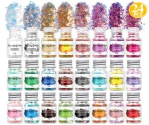 Fairy Chunky Glitter 24 Piece Set - MOQ 12 pcs