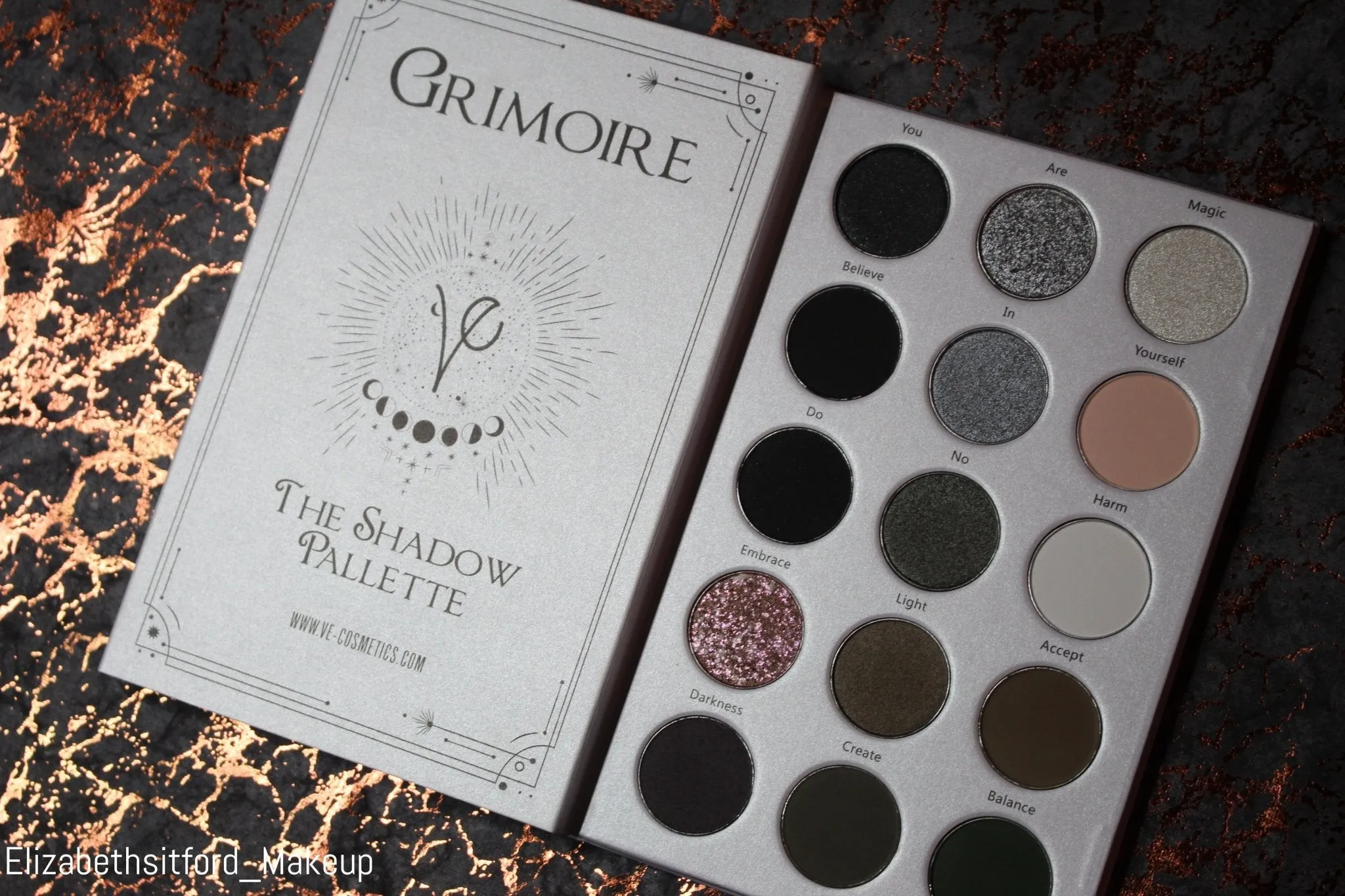 Grimoire - Ultimate Grey Eyeshadow Palette