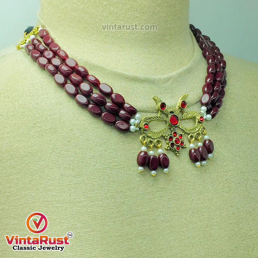 Handmade Beaded Tribal Jewelry Set