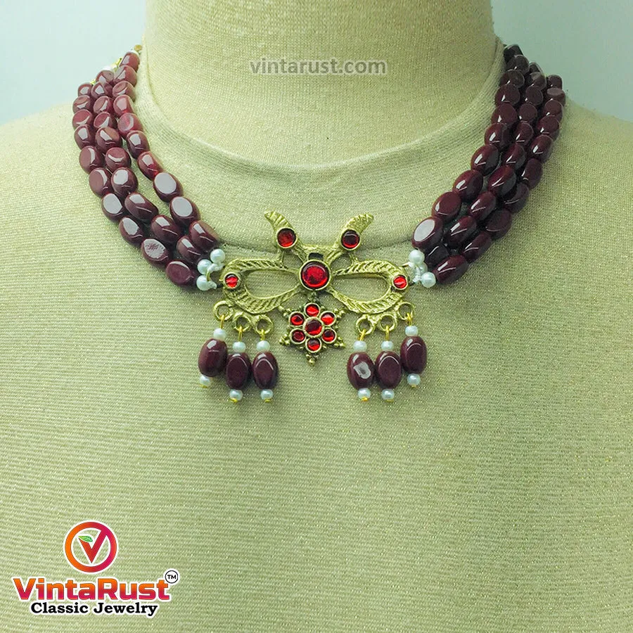 Handmade Beaded Tribal Jewelry Set