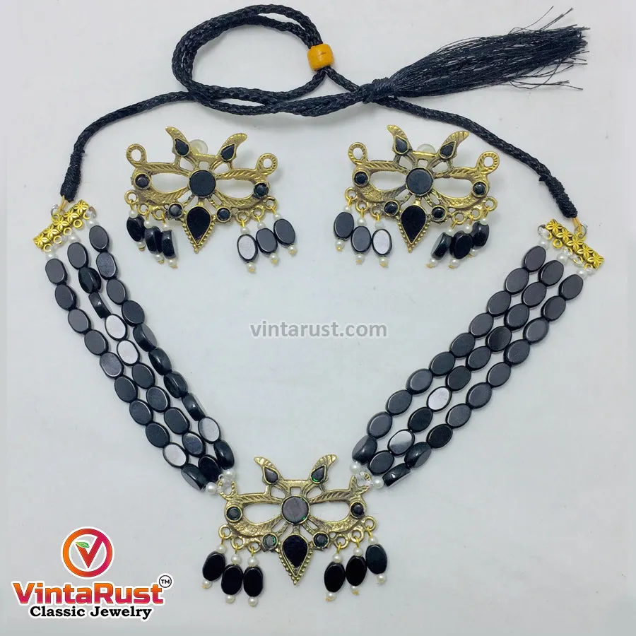 Handmade Beaded Tribal Jewelry Set