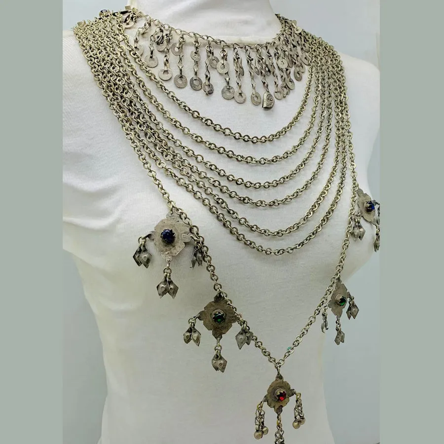 Handmade Layered Vintage Kuchi Necklace