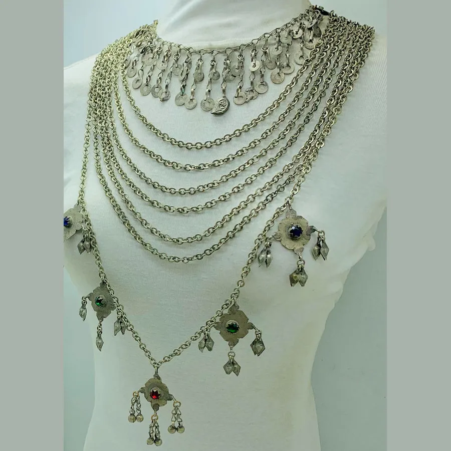 Handmade Layered Vintage Kuchi Necklace