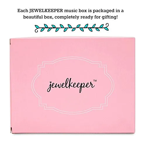 Jewelkeeper Girl's Musical Jewelry Storage Box with Twirling Fairy Blue and White Star