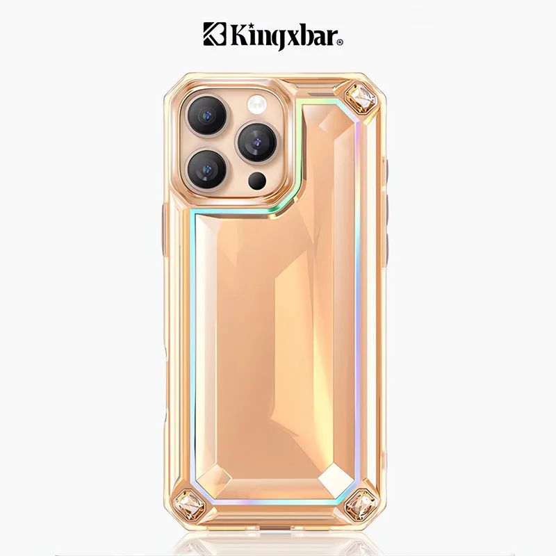 KINGXBAR Gem 3D Diamonds Airbag Shockproof Starlight Case Cover