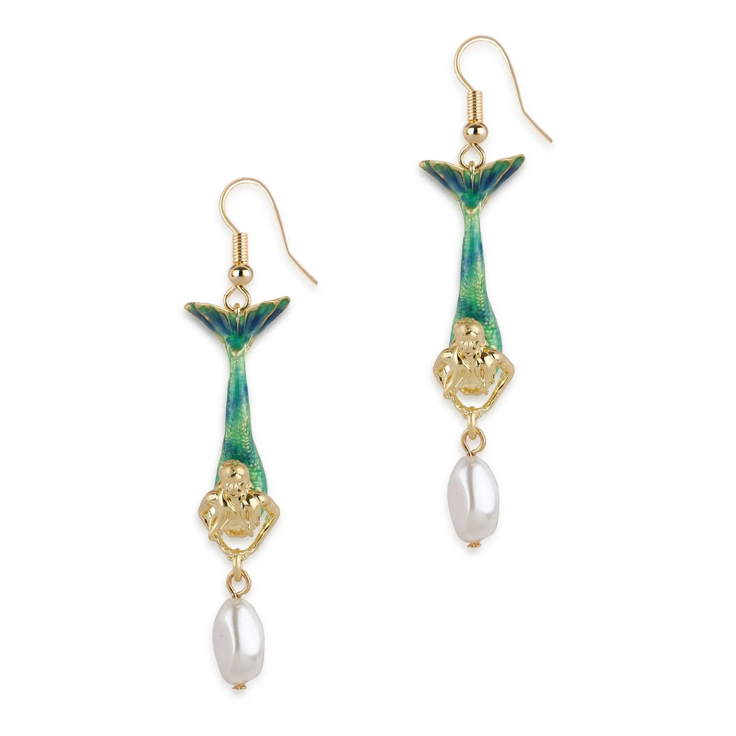 Mermaid Drop Earrings