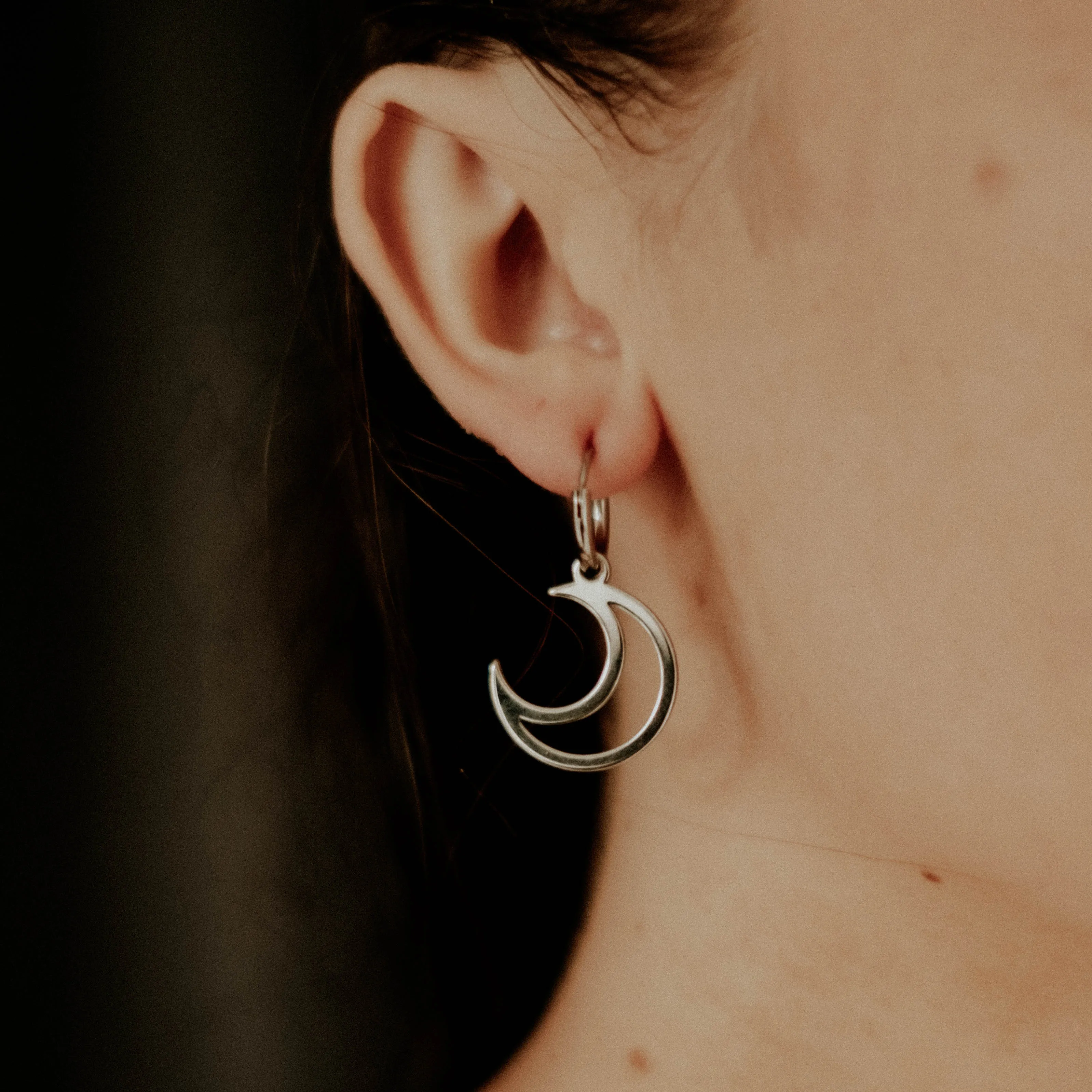 Moonstruck Hoop Earrings