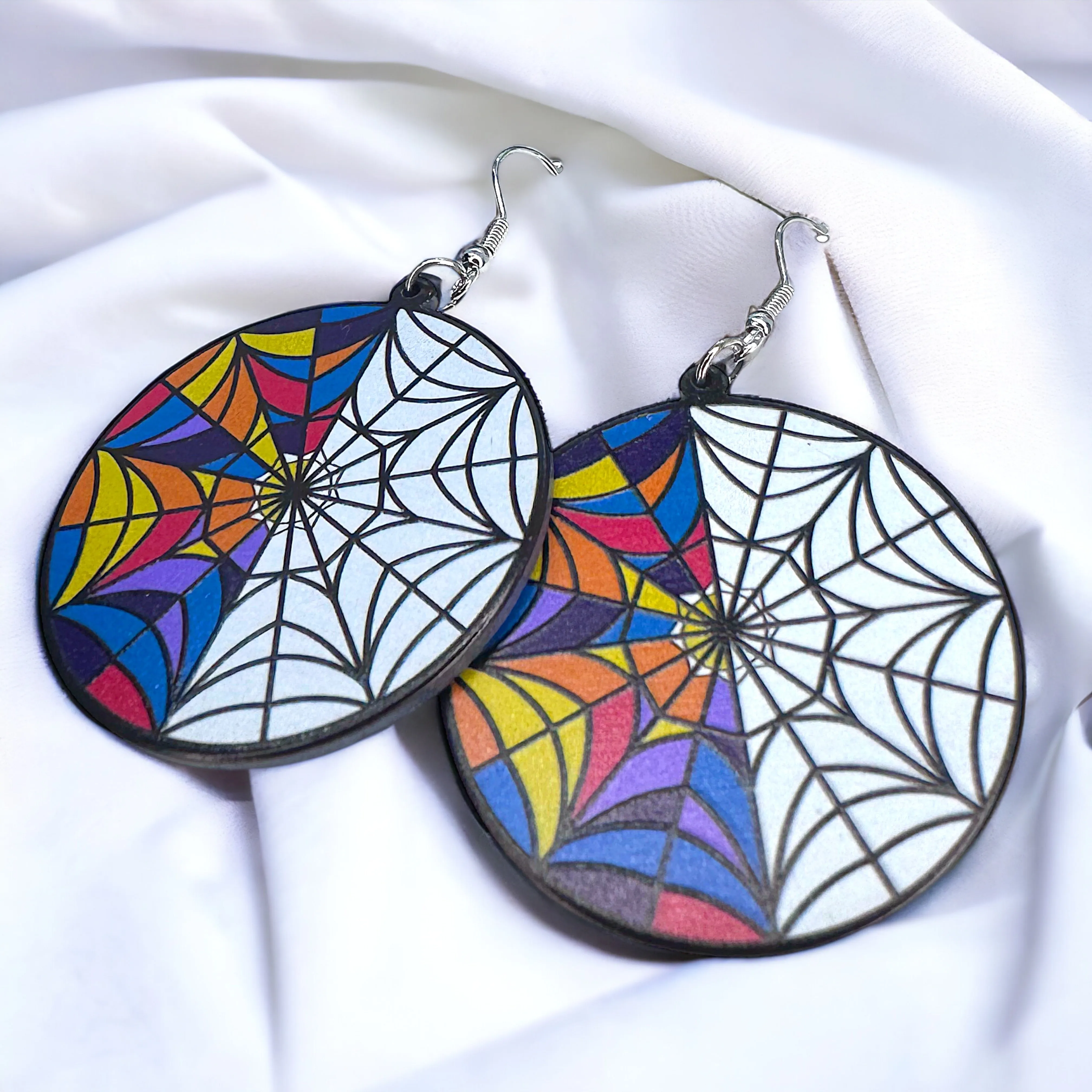 NWT Spooktacular Wednesday Addams Dangle Earrings: Embrace Your Dark Side!