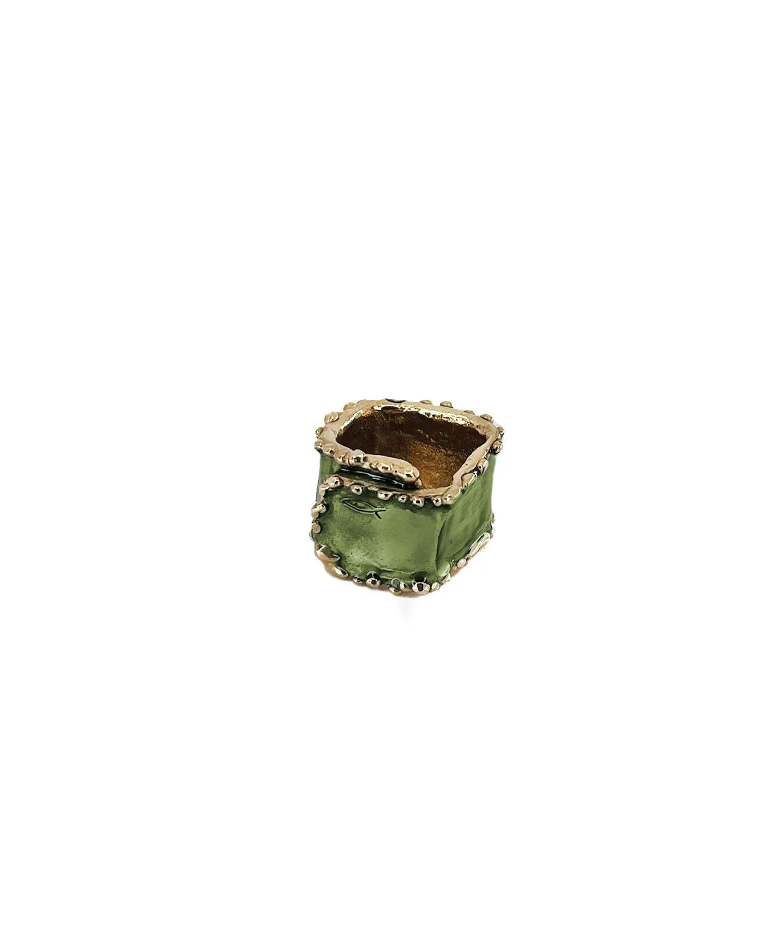 Pesci Che Volano Busta Bronze Ring