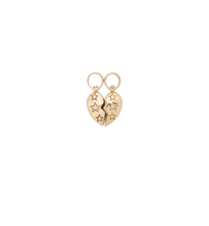 Piece of My Heart Set of 2 Charms 14K