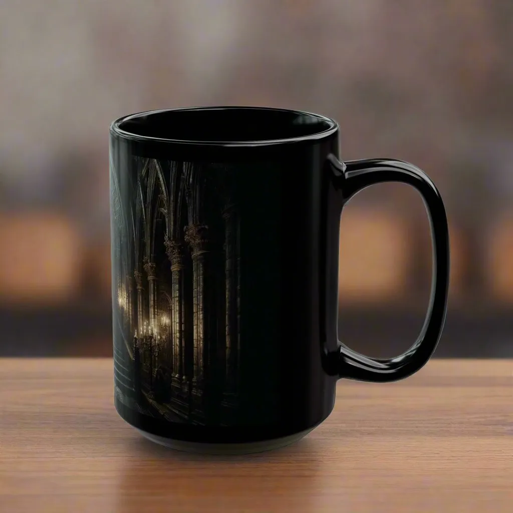 Serpent's Lair Dark Coffee Cup – Embrace the Allure of Mystery with Every Sip