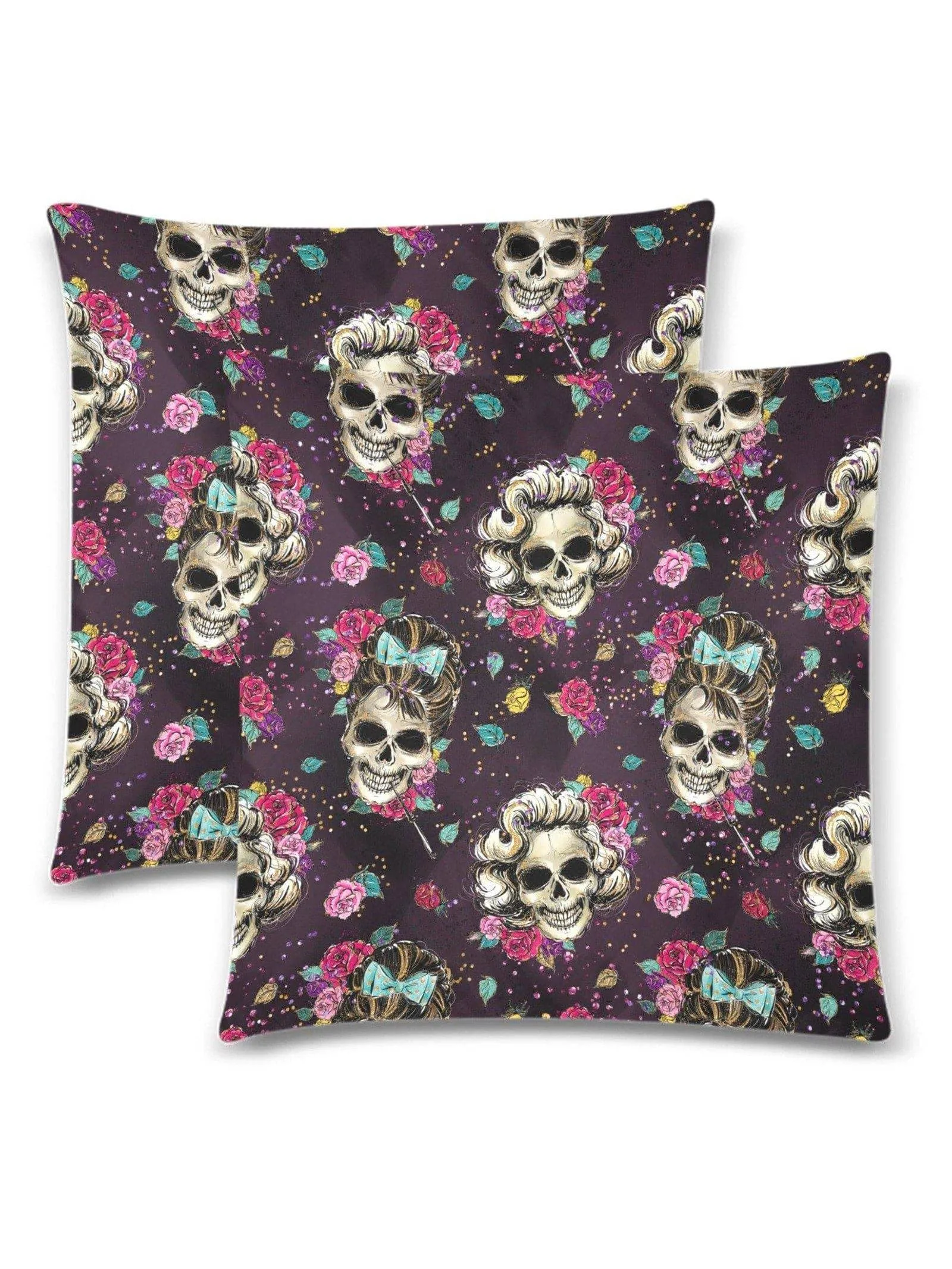 SIRENS Throw Pillow Cover 18"x 18" (Twin Sides) (Set of 2)