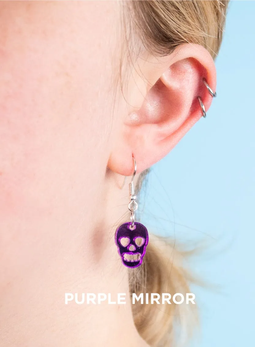 Skull Charm Earrings