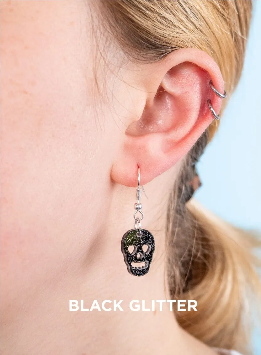 Skull Charm Earrings