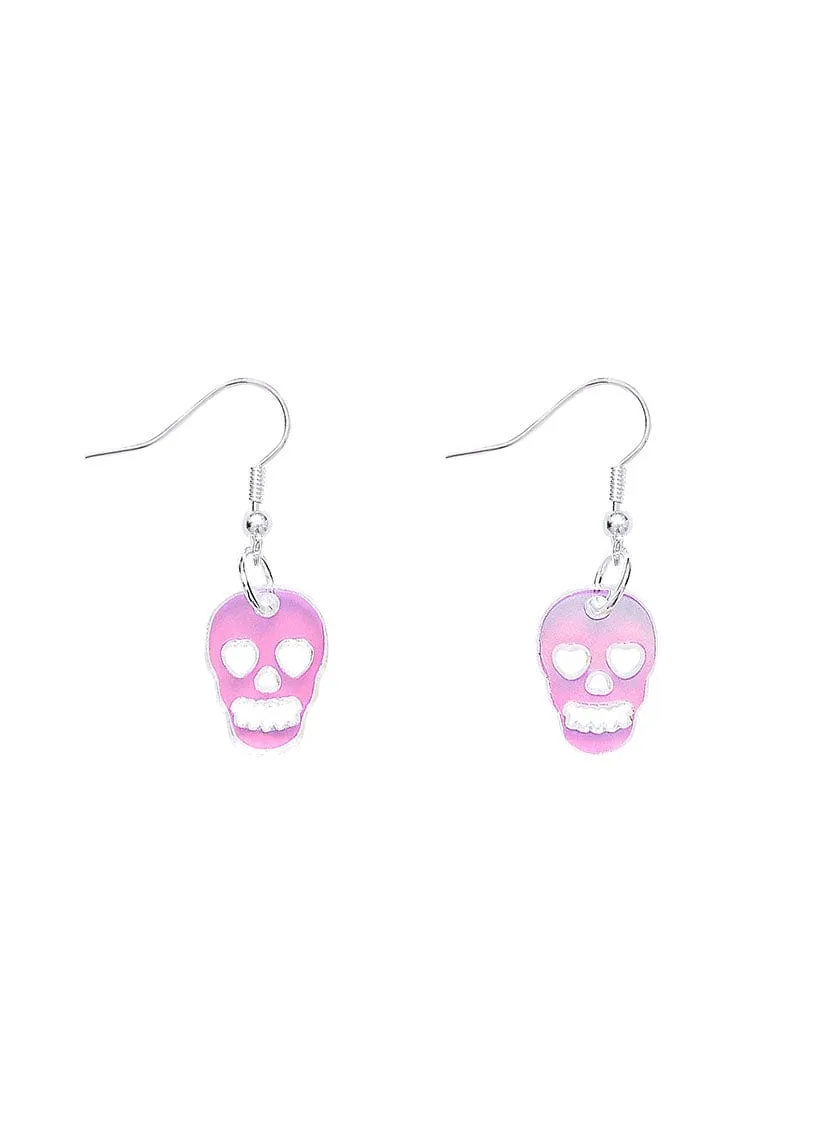 Skull Charm Earrings