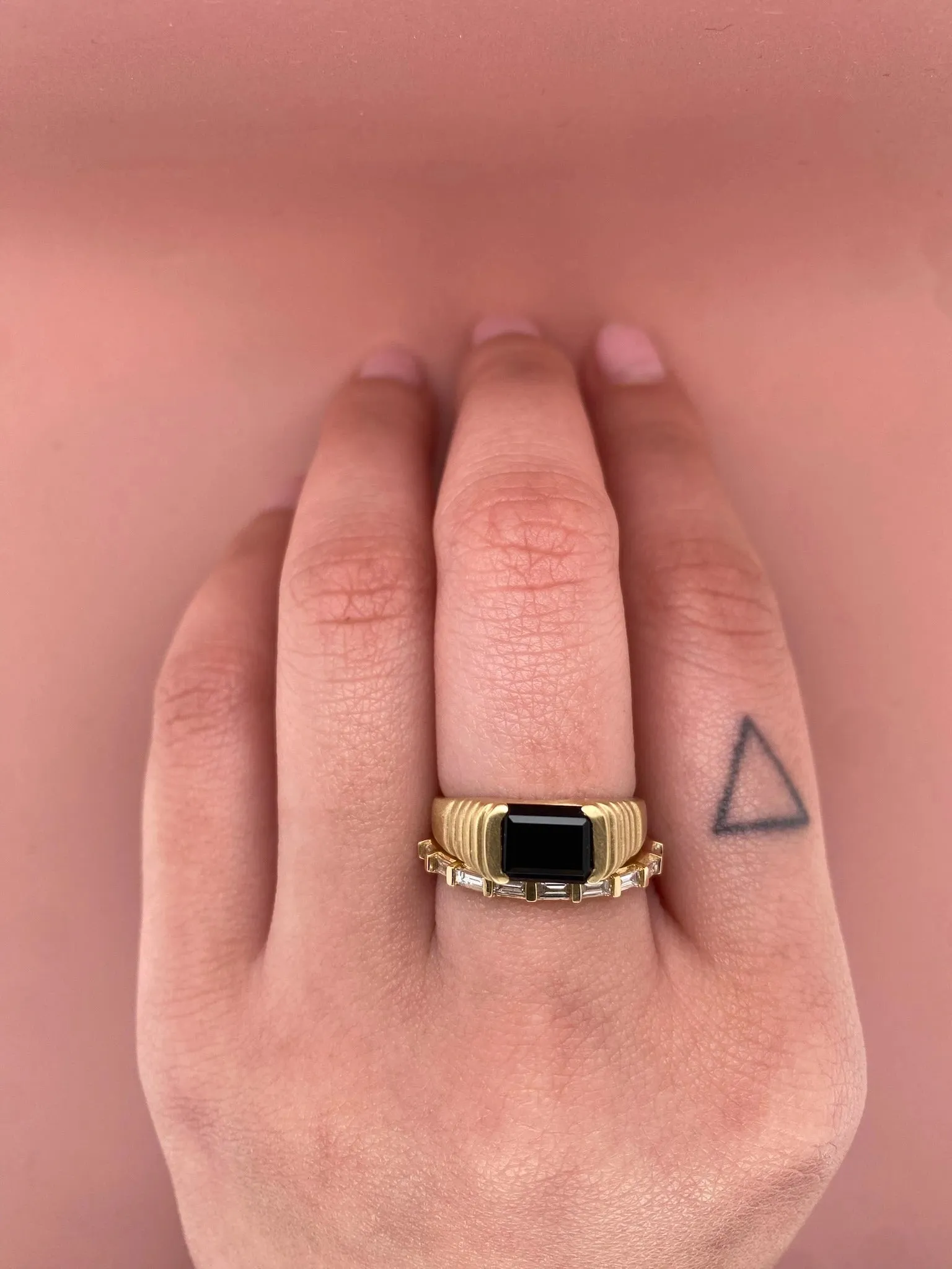 Small Onyx Edmond Ring