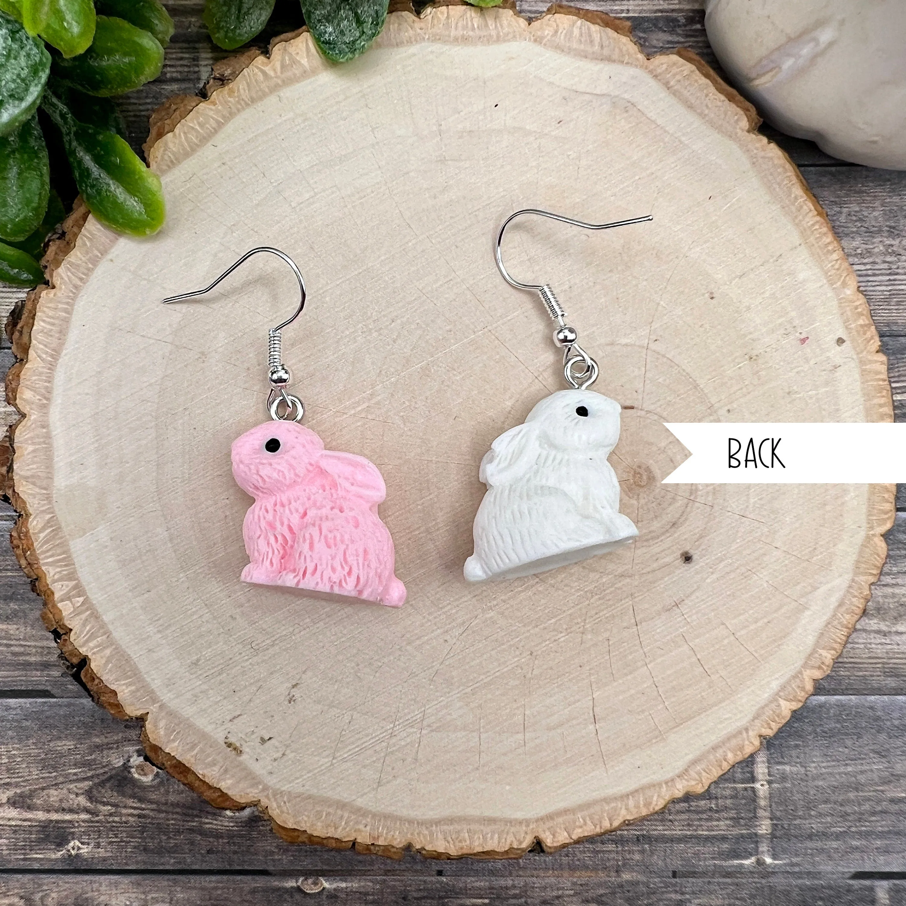 Spring Bunny Rabbit Animal Earrings - Clearance