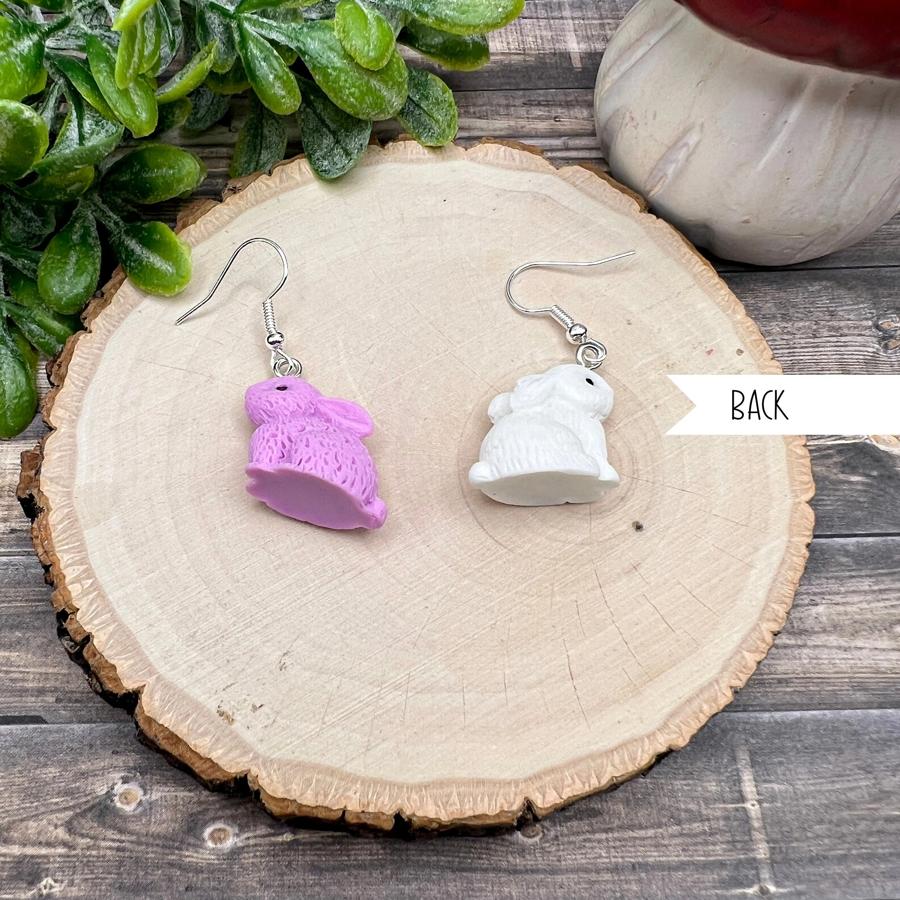 Spring Bunny Rabbit Animal Earrings - Clearance