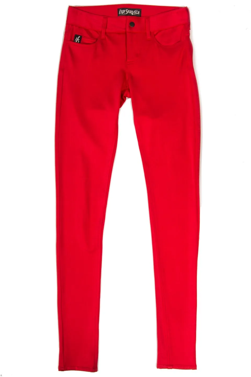 Straight From The Heart Red Glam Spandex Jean