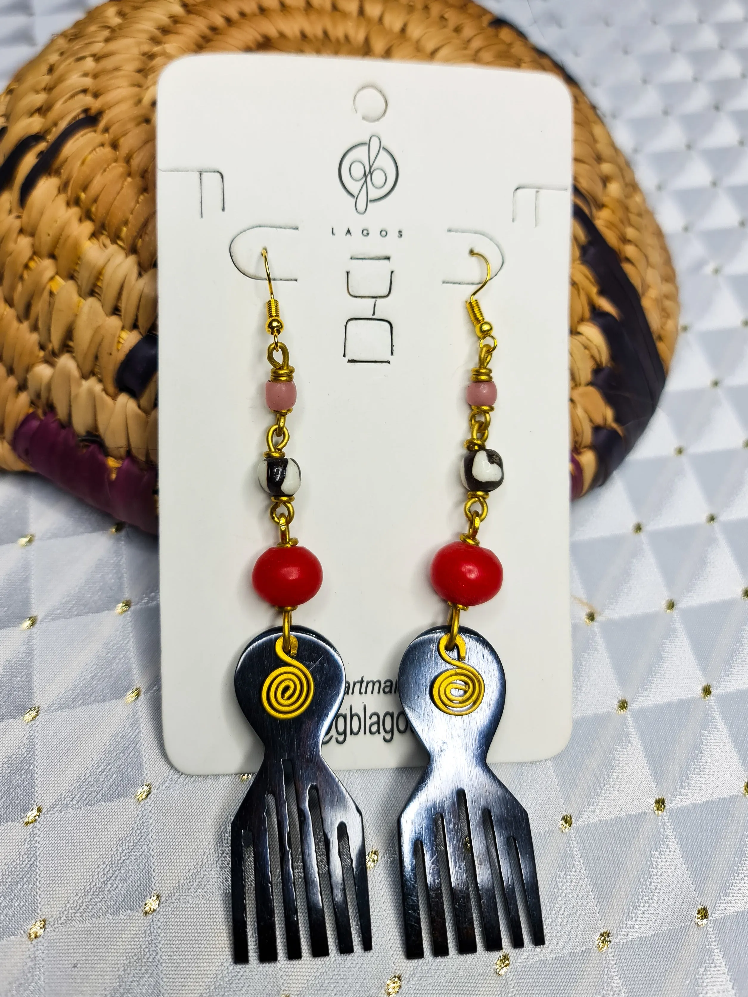 Suspended Daufe  Earrings