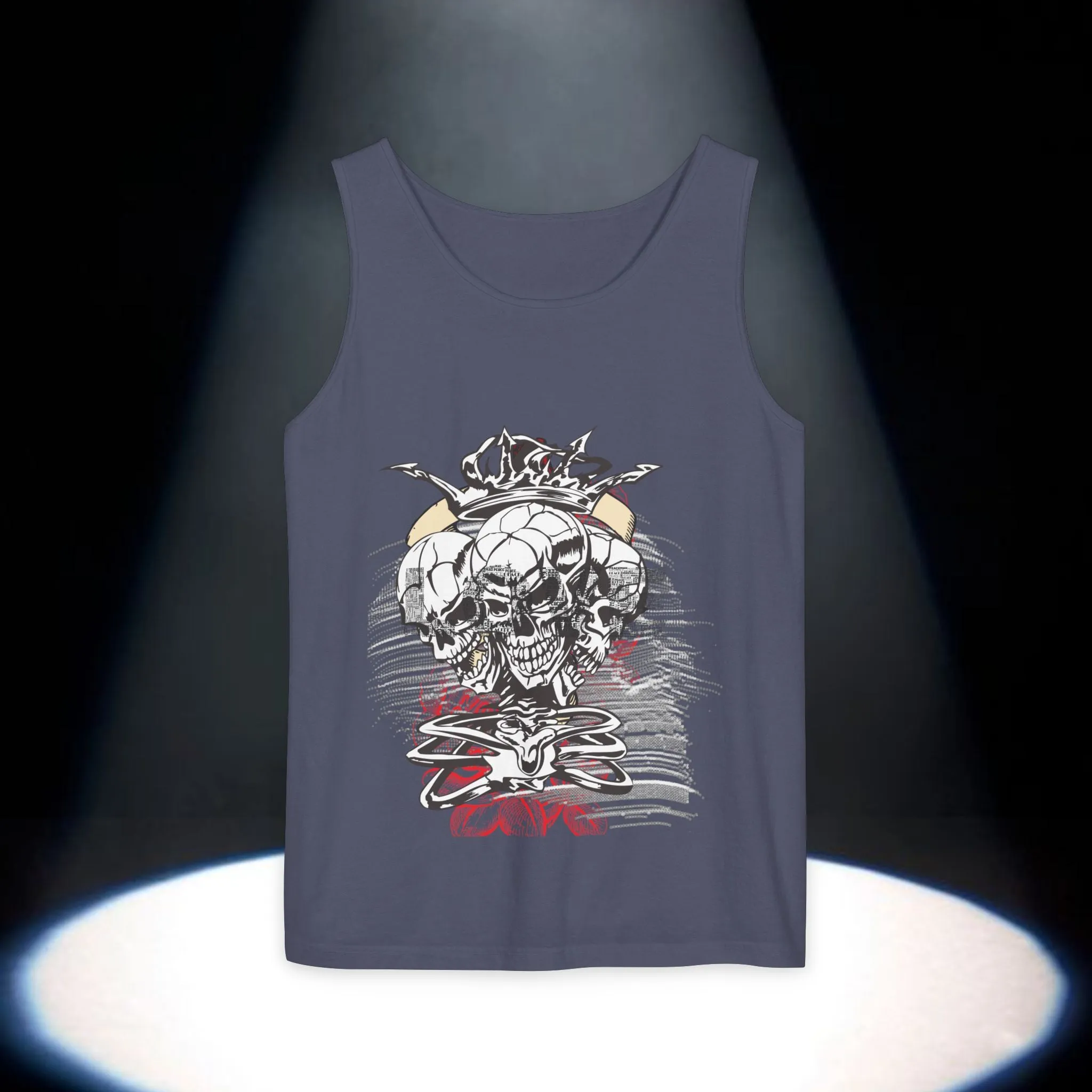 Tank Top Skulls and Roses