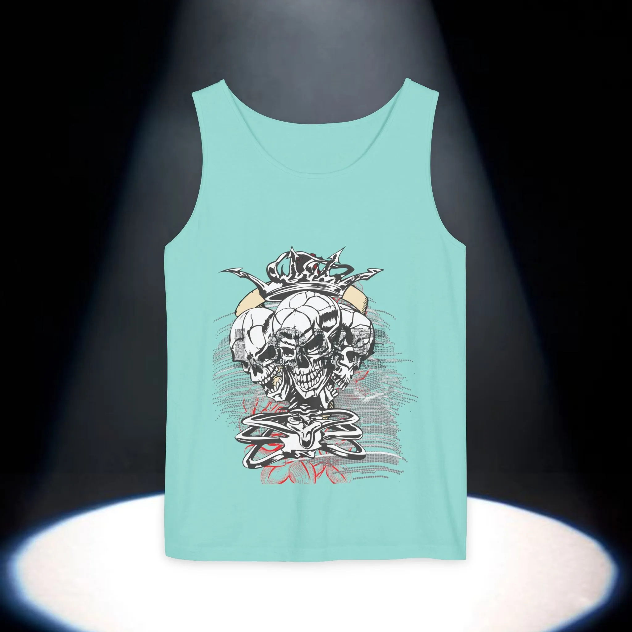 Tank Top Skulls and Roses