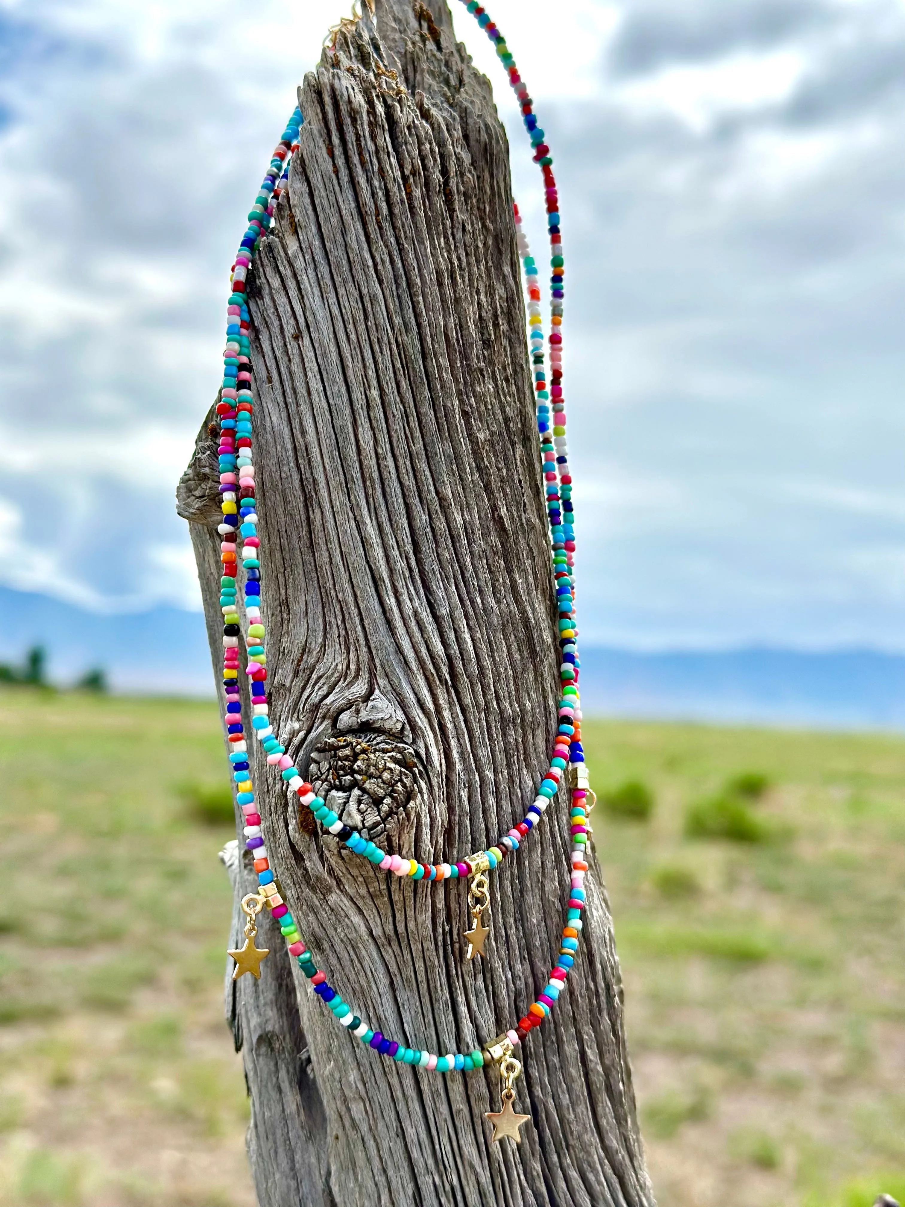 The Gypsy Stars Bead Necklace