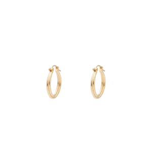 Utopic Hoop Earrings 14K