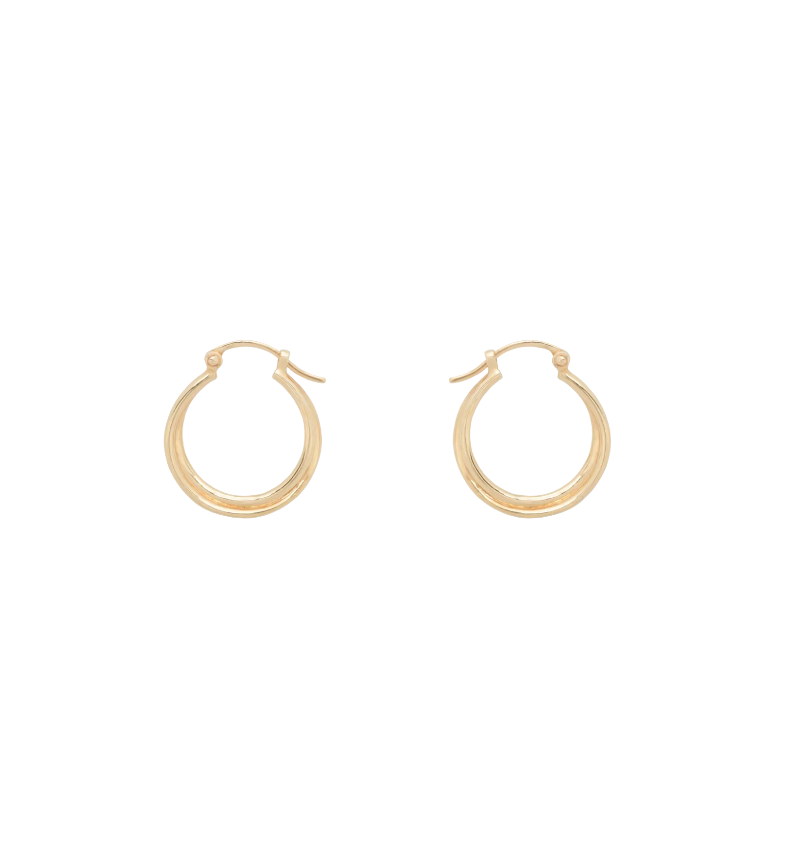 Utopic Hoop Earrings 14K