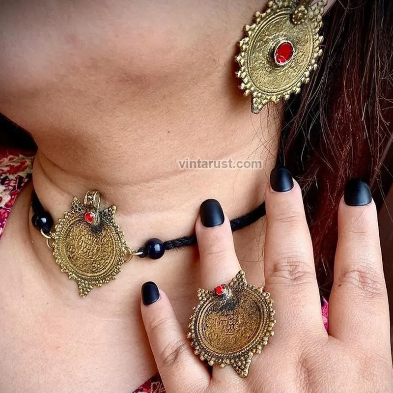 Vintage Inspired Coin Jewelry Set